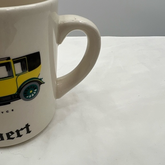 Vintage Collectible Personalized Coffee Cup with Rolls Royce Car Made in England - Picture 2 of 5